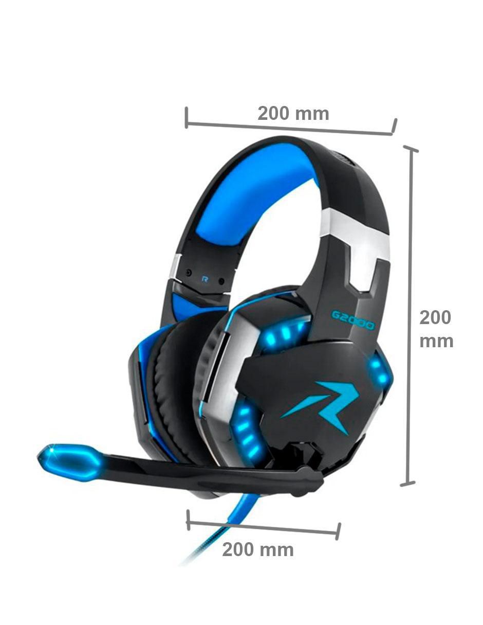 Audífonos gamer Over-Ear G2000 alámbricos con cancelación de ruido 2