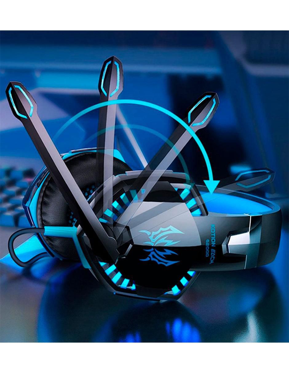 Audífonos gamer Over-Ear G2000 alámbricos con cancelación de ruido 9
