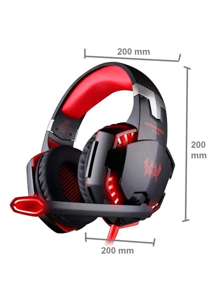Audífonos gamer Over-Ear G2000 alámbricos con cancelación de ruido 3