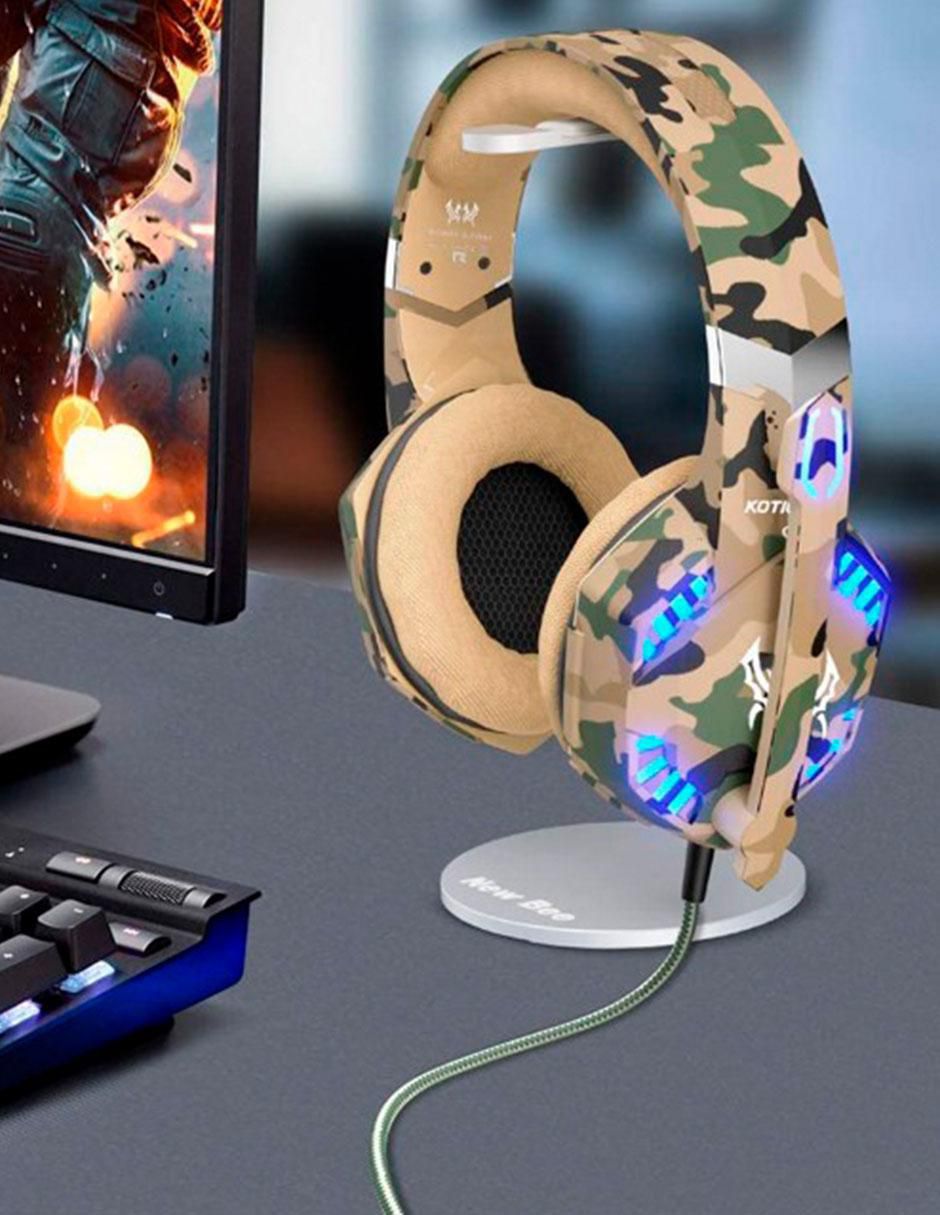 Audífonos Over-Ear Petukita Box G7500 Alámbricos con cancelación de ruido
