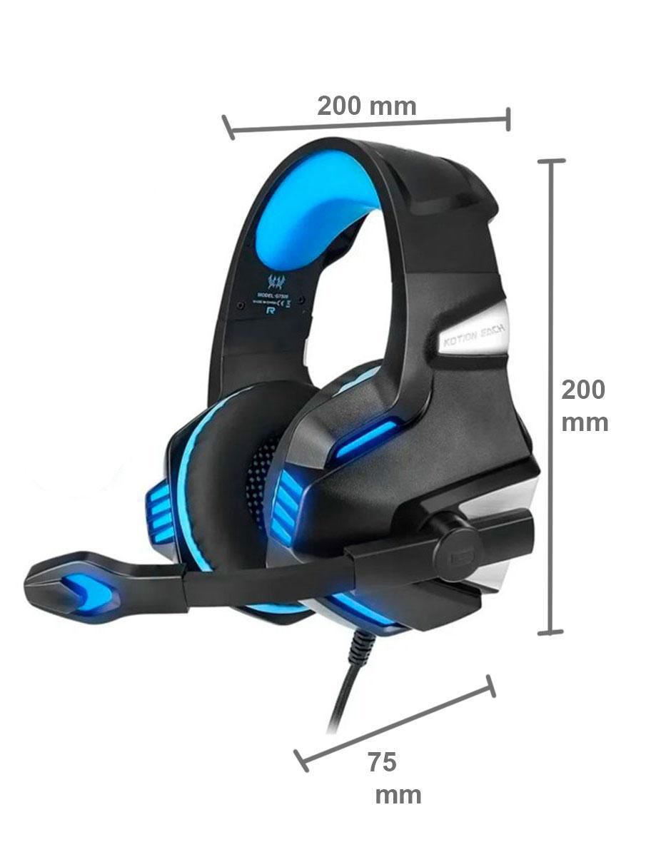 Audífonos gamer Over-Ear G7500 alámbricos con cancelación de ruido 3