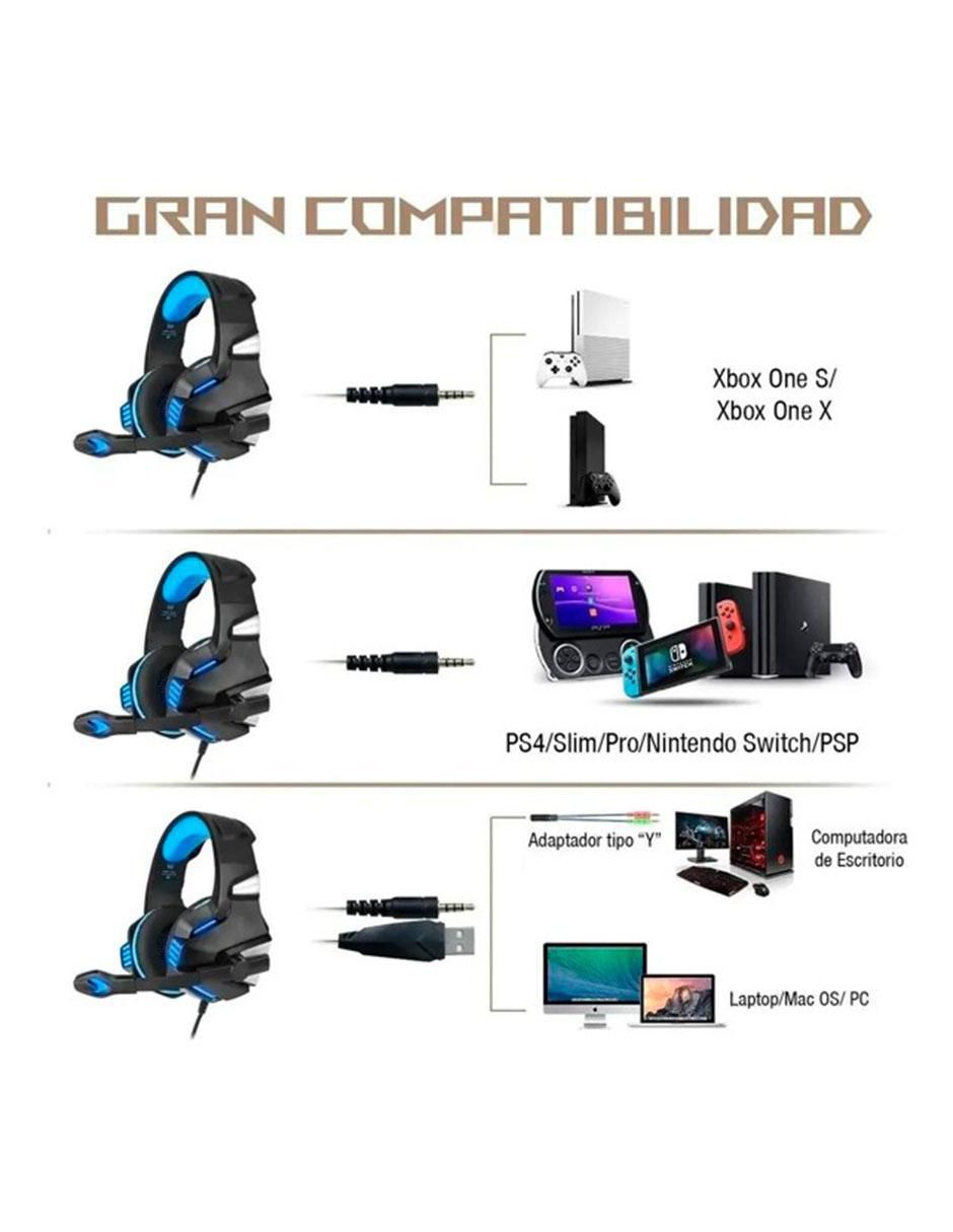 Audífonos gamer Over-Ear G7500 alámbricos con cancelación de ruido 4