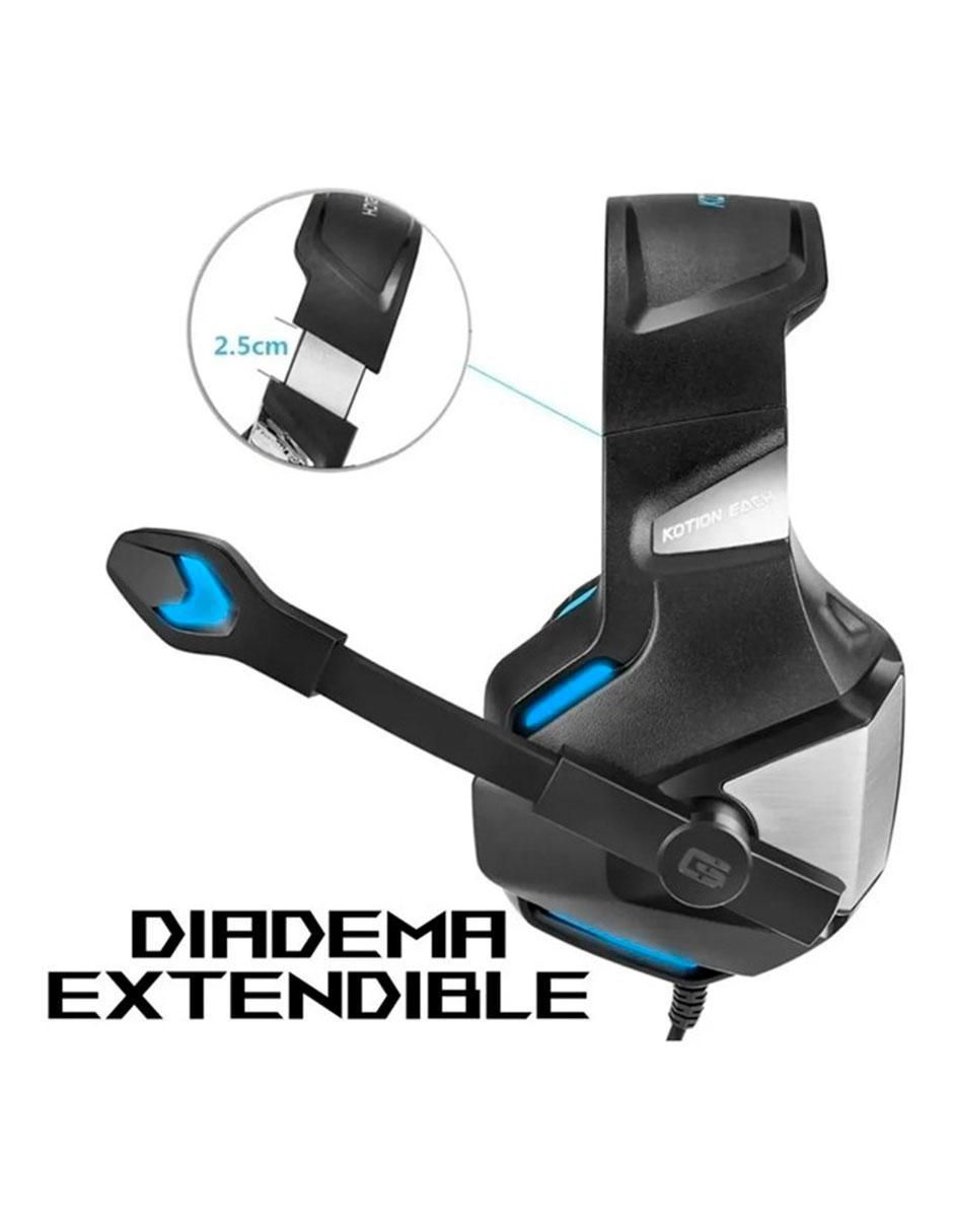 Audífonos gamer Over-Ear G7500 alámbricos con cancelación de ruido 7