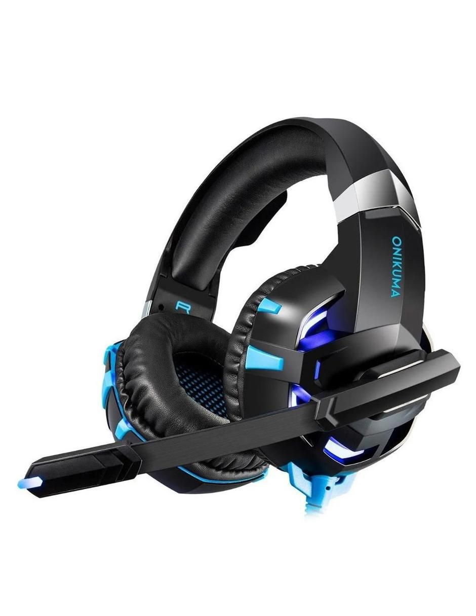 Audífonos Gamer Over Ear Box alámbricos con cancelación de ruido