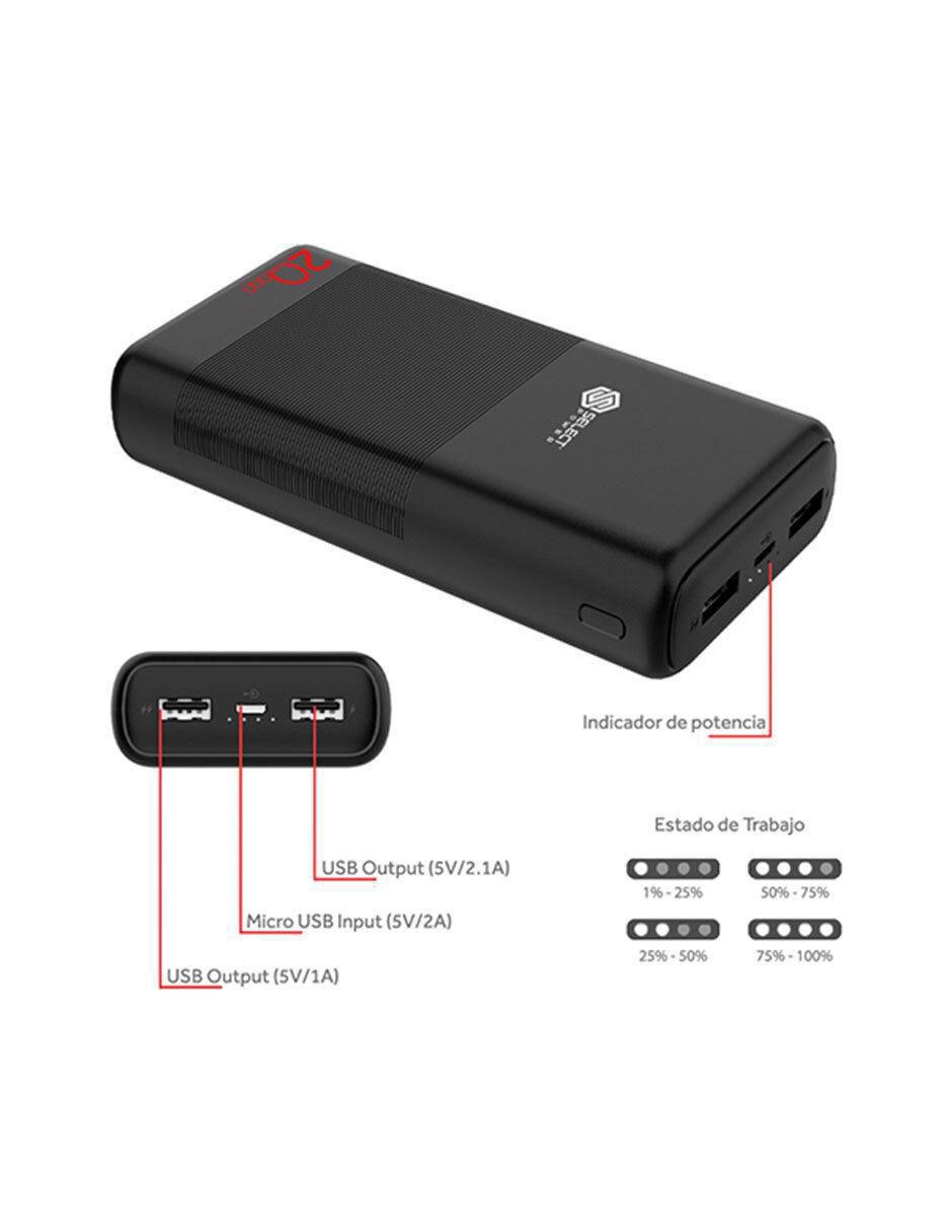 Audífonos On-Ear Select Sound BTH024 Alámbricos e Inalámbricos con Cancelación de Ruido + Power Bank