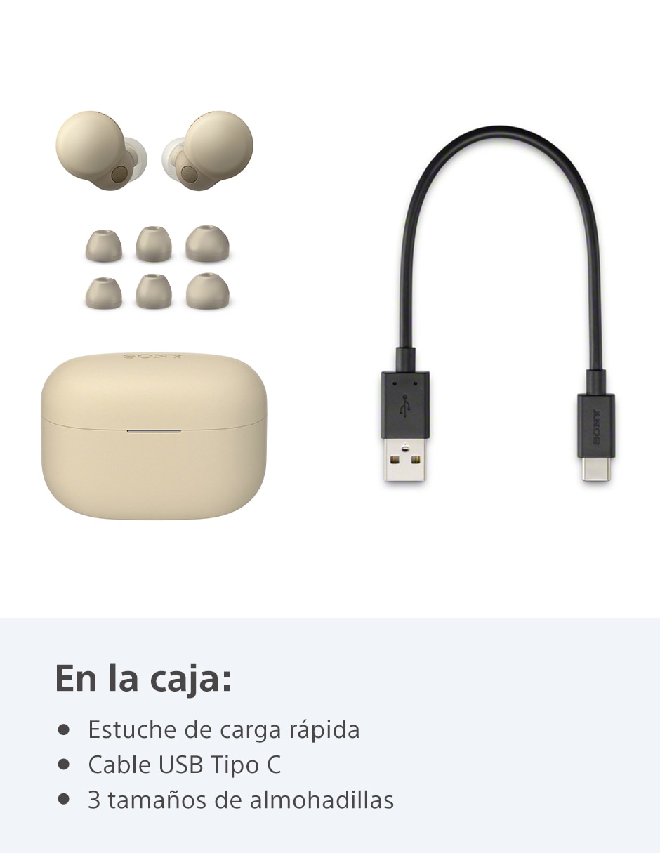 AUDÍFONO IN EAR SONY WF-LS900N, BEIGE