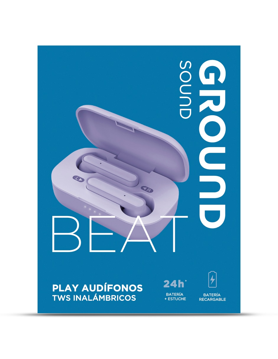 AUDÍFONO TRUE WIRELESS GROUND SO, LILAA