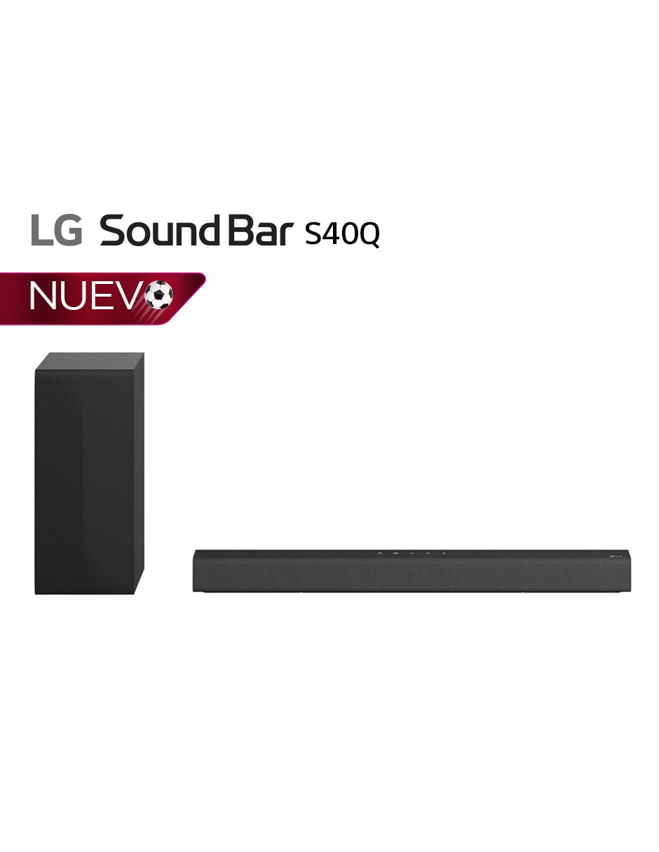 Barra de sonido LG S40Q con subwoofer