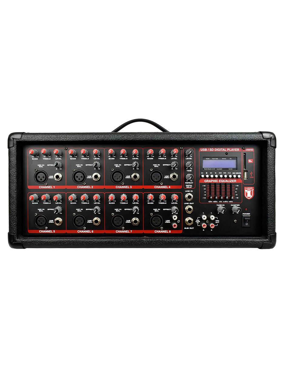 Amplificador MIX-2308DUSB de 120 V