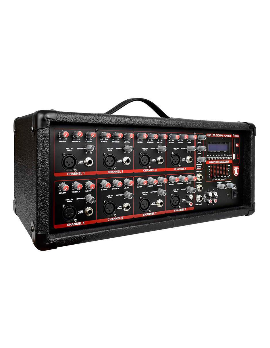 Amplificador MIX-2308DUSB de 120 V 5