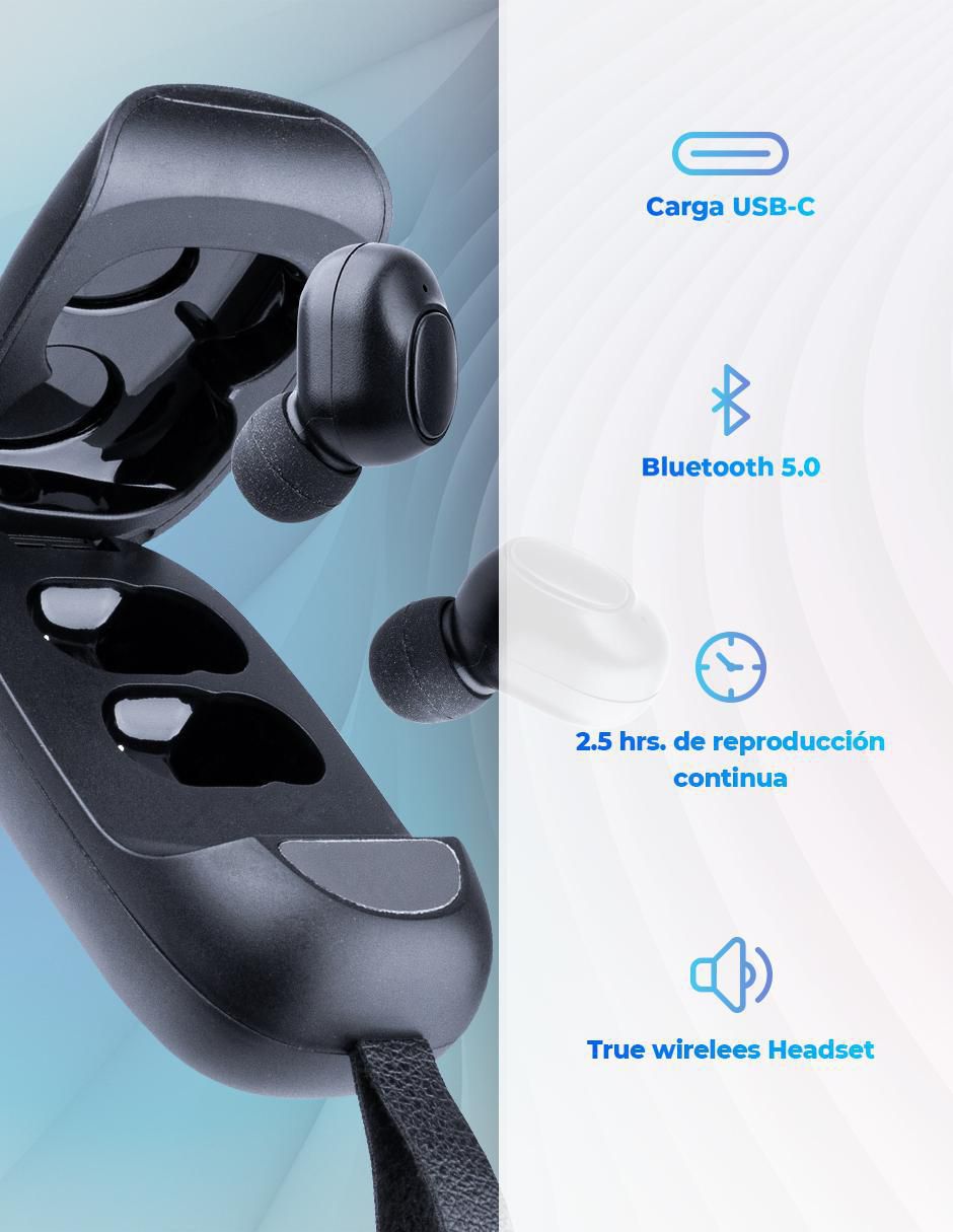 Audífonos True Wireless inalámbricos 4