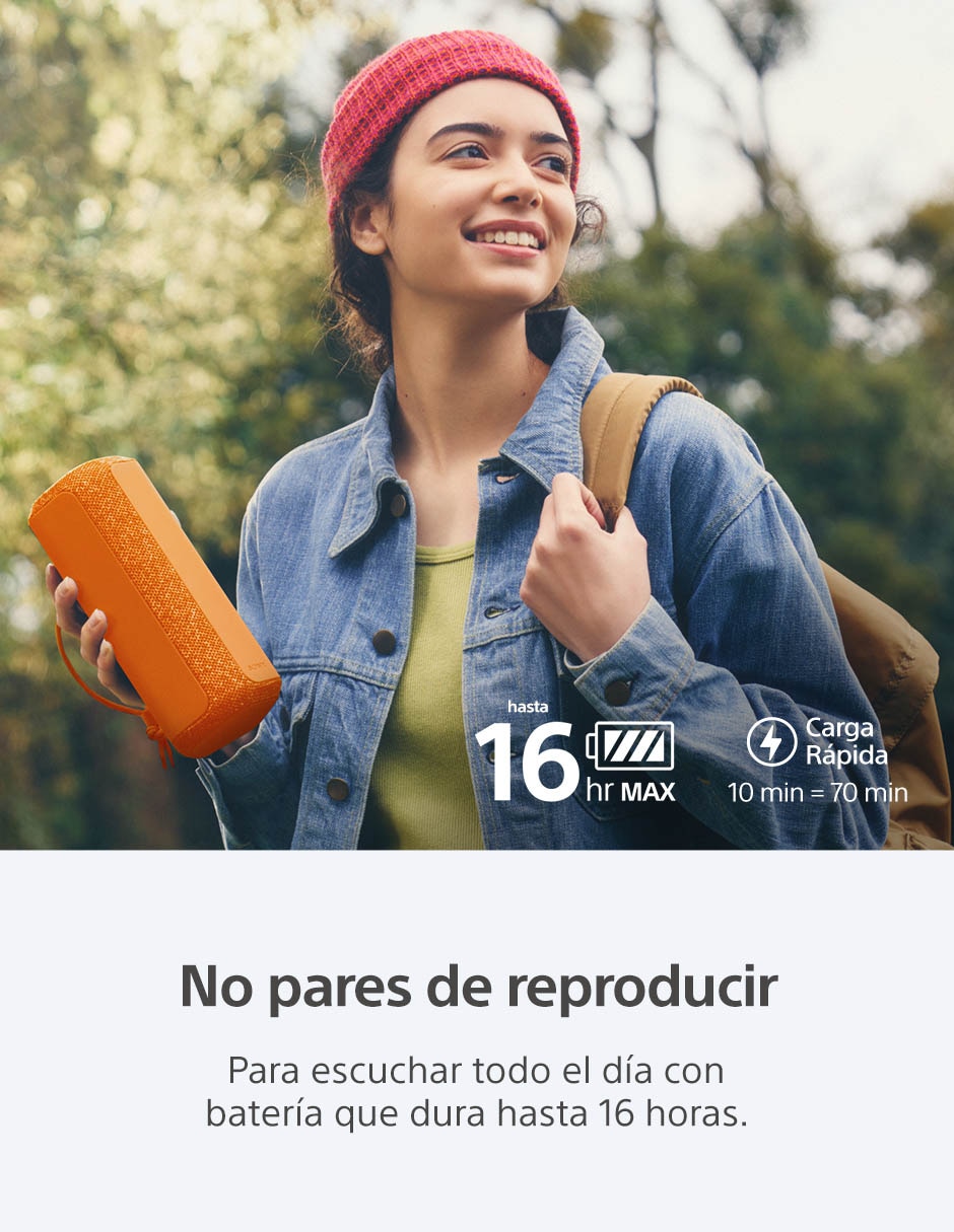 SONY SRS-XE200 BLUETOOTH, NARANJA