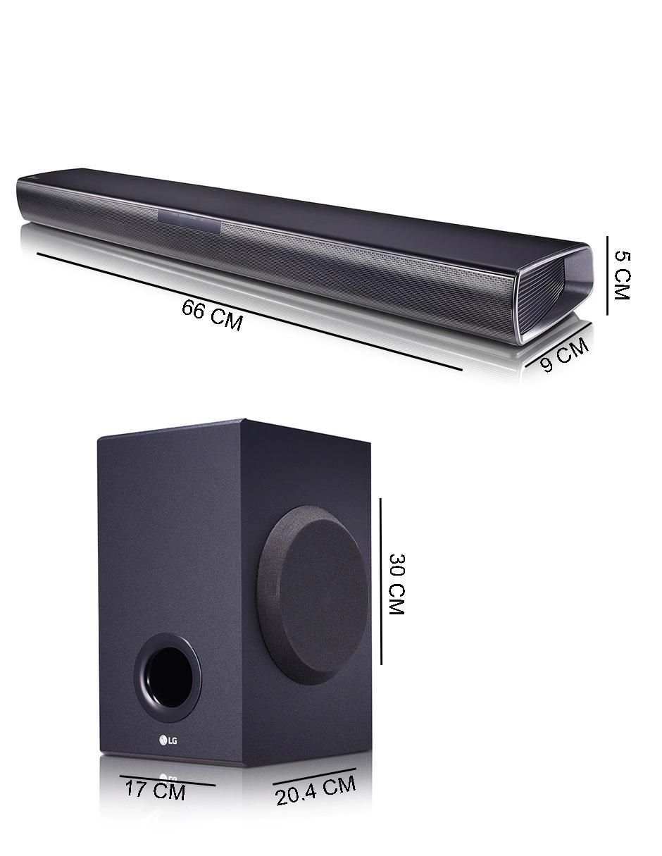 Barra de sonido Sj2 con subwoofer 4