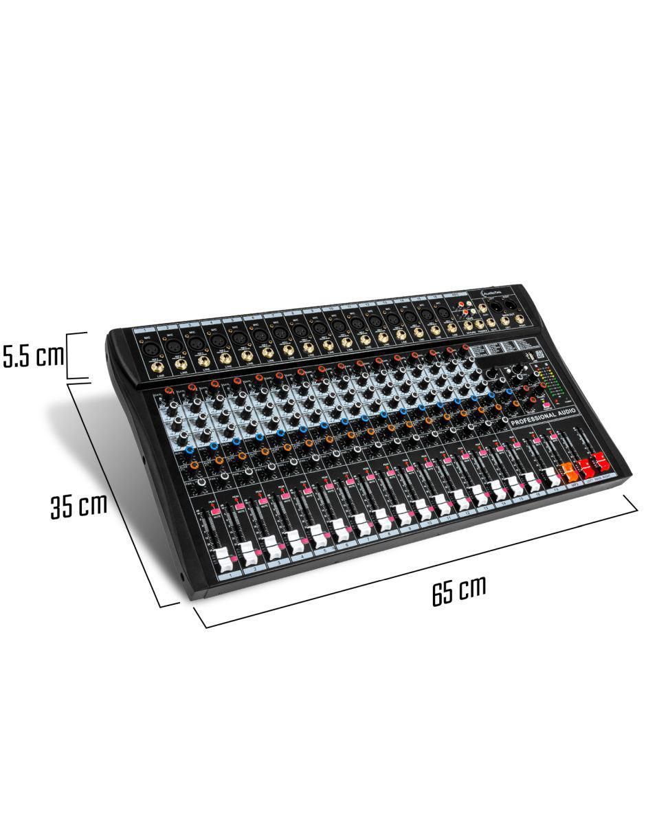 Mezcladora Mixer MKZ-MEZCL16CHNEG 10