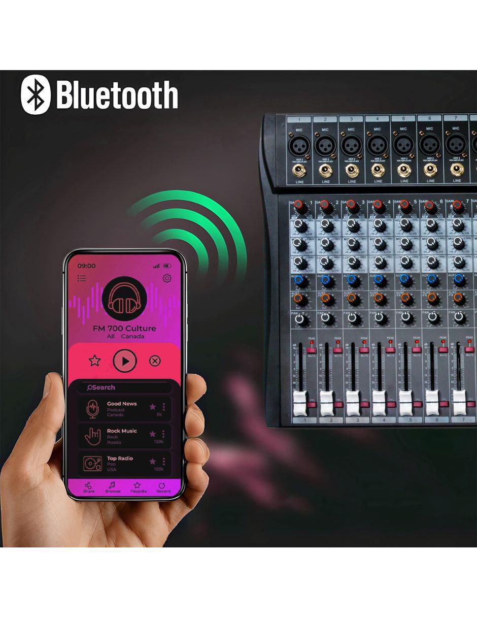 Mezcladora Mixer MKZ-MEZCL16CHNEG 3