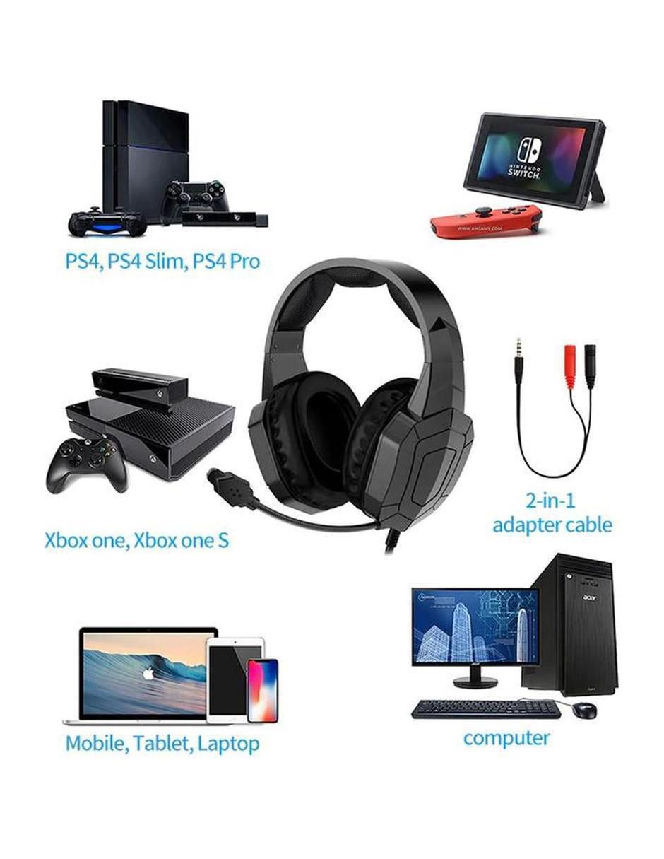 Audífonos Over-Ear Mxrro-001 alámbricos con cancelación de ruido 3