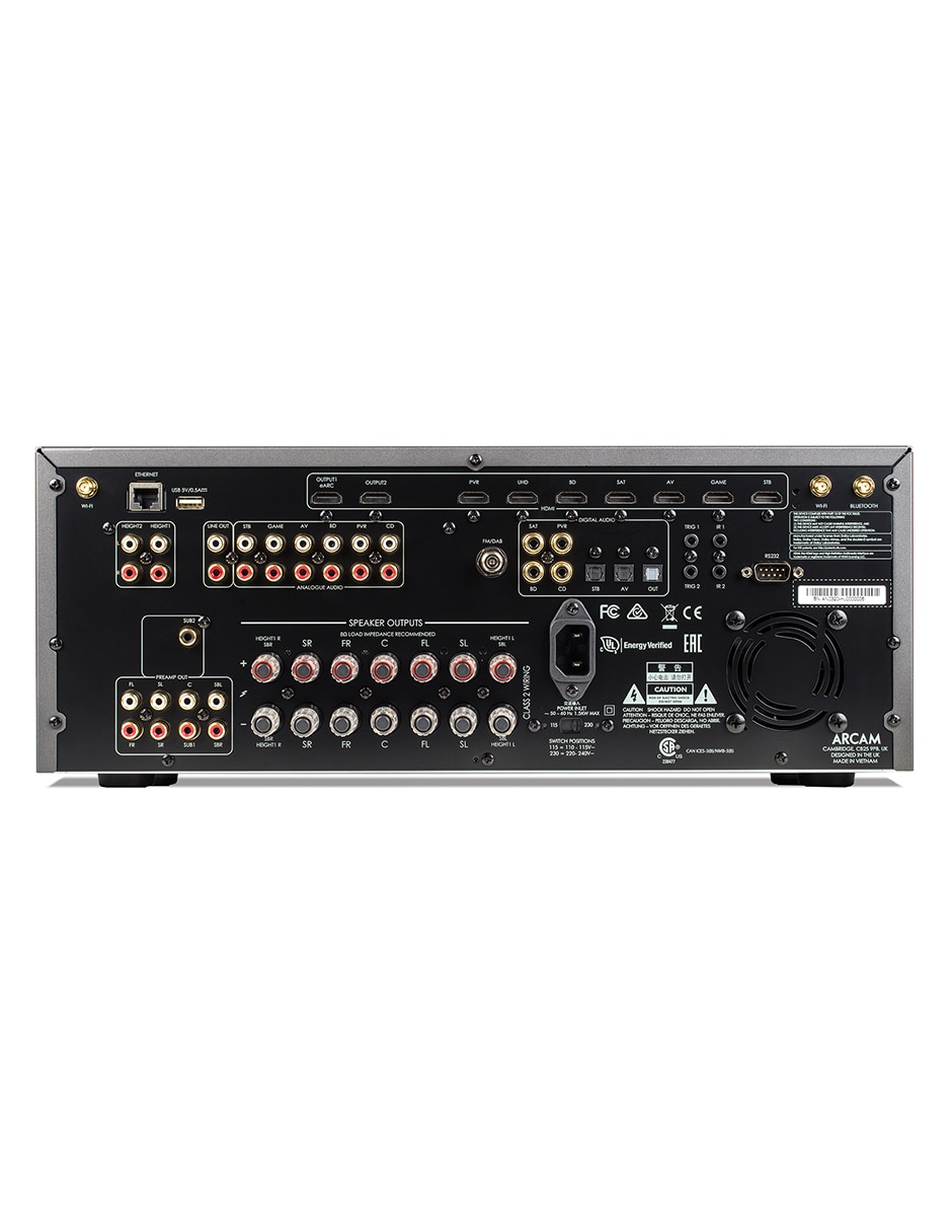 Amplificador AVR5 de 100 V - 240 V 3