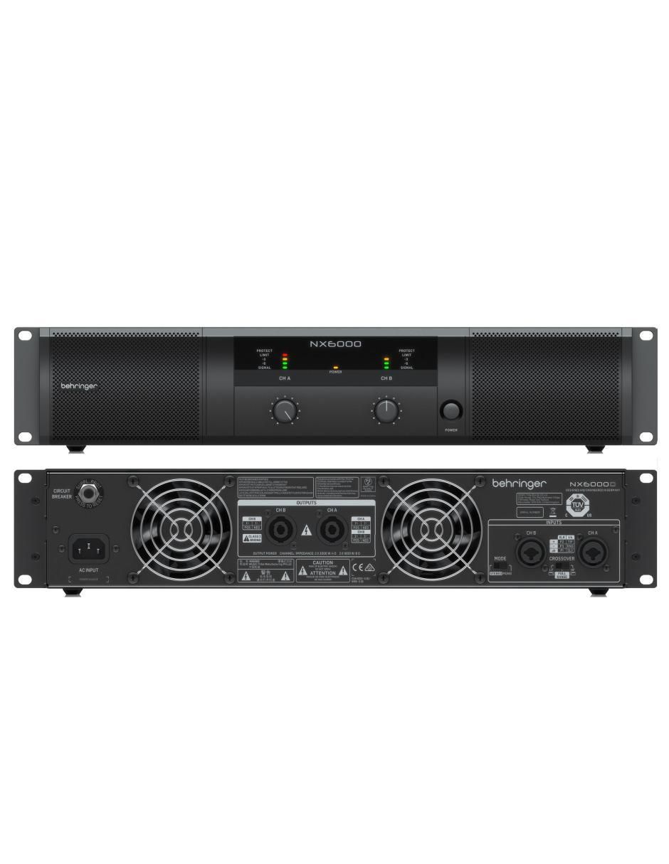 Amplificador NX6000 de 110 V - 120 V 2