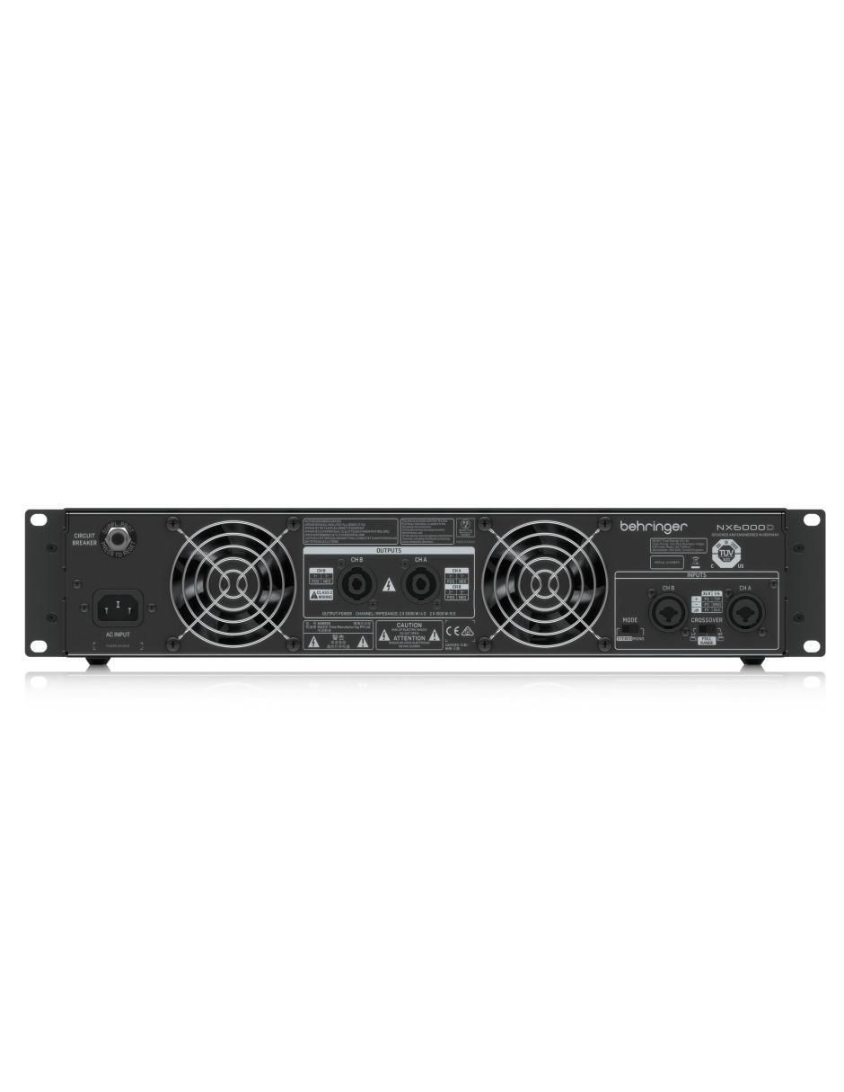 Amplificador NX6000 de 110 V - 120 V 3