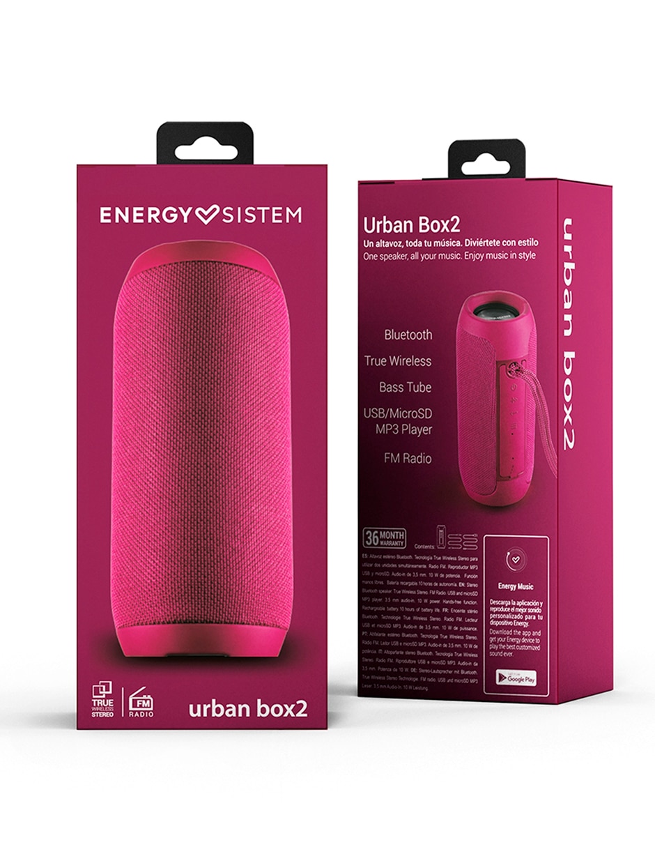 Bocina portátil Urban Box 2 bluetooth 6