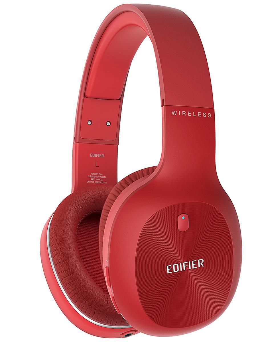 Audífonos Over-Ear W800Bt Plus Rd alámbricos e inalámbricos con cancelación de ruido 3