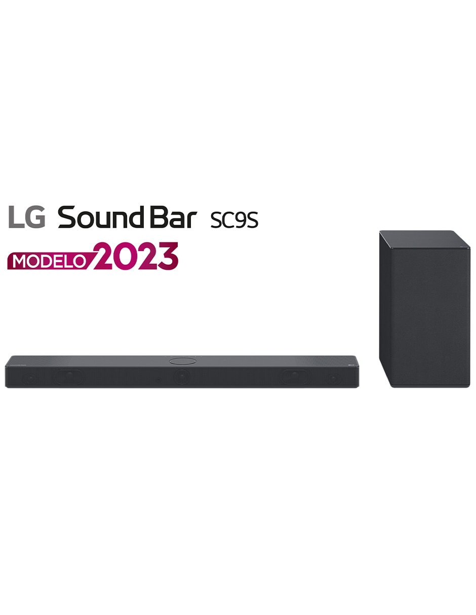 Barra de sonido LG SC9S con subwoofer