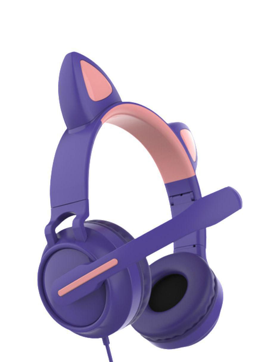 Audífonos Over-Ear Gato alámbricos con cancelación de ruido 3