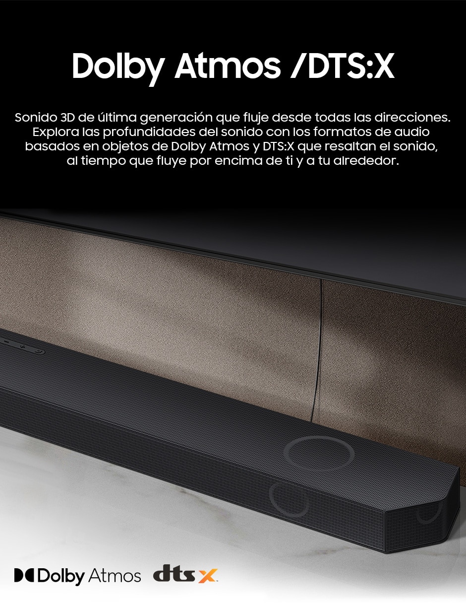 Barra de sonido Hw-Q600C/Zx con subwoofer 8