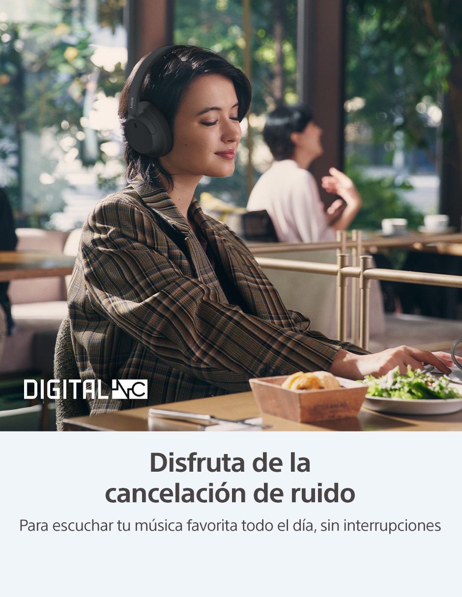 AUDÍFONOS OVER-EAR SONY WH-CH72, NEGRO