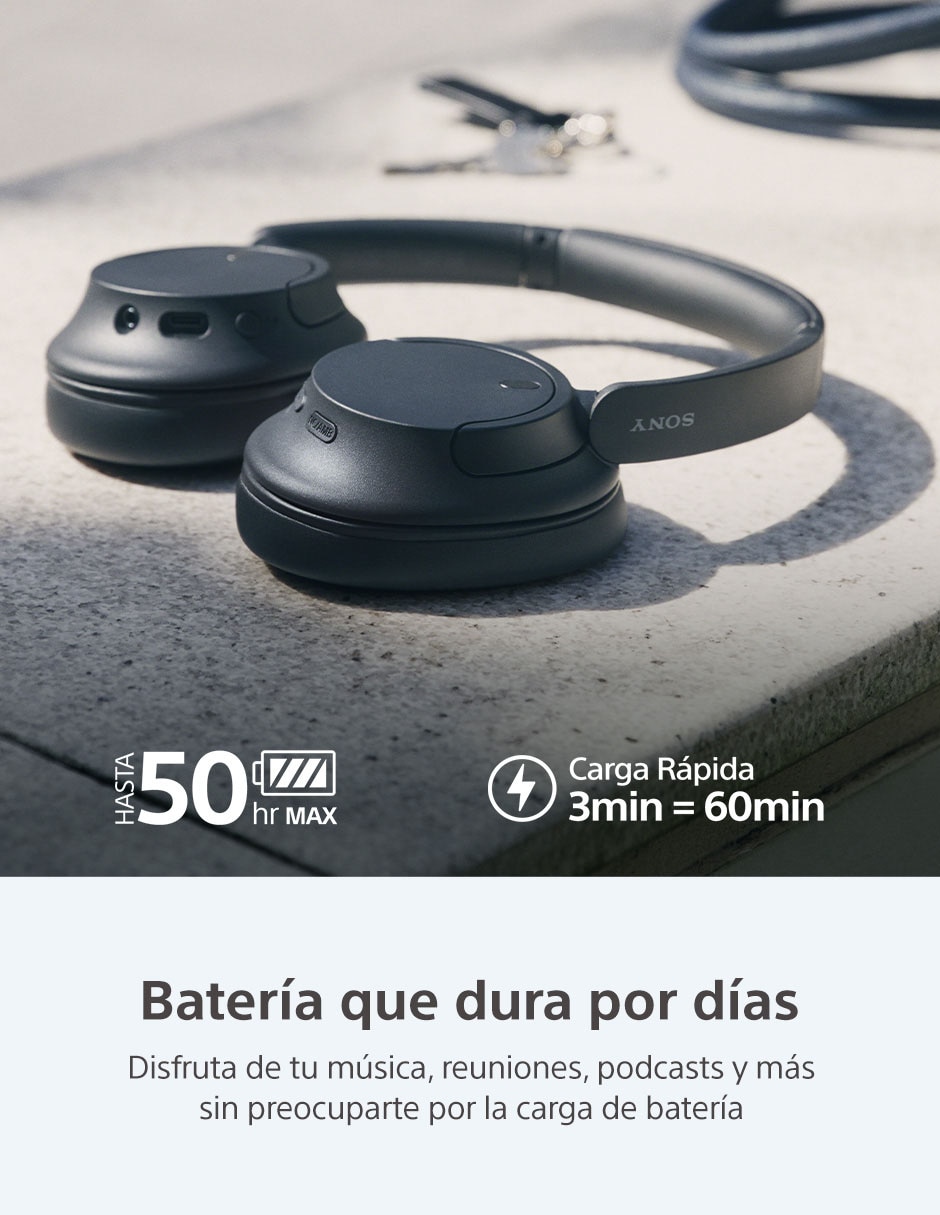 AUDÍFONOS OVER-EAR SONY WH-CH72, NEGRO