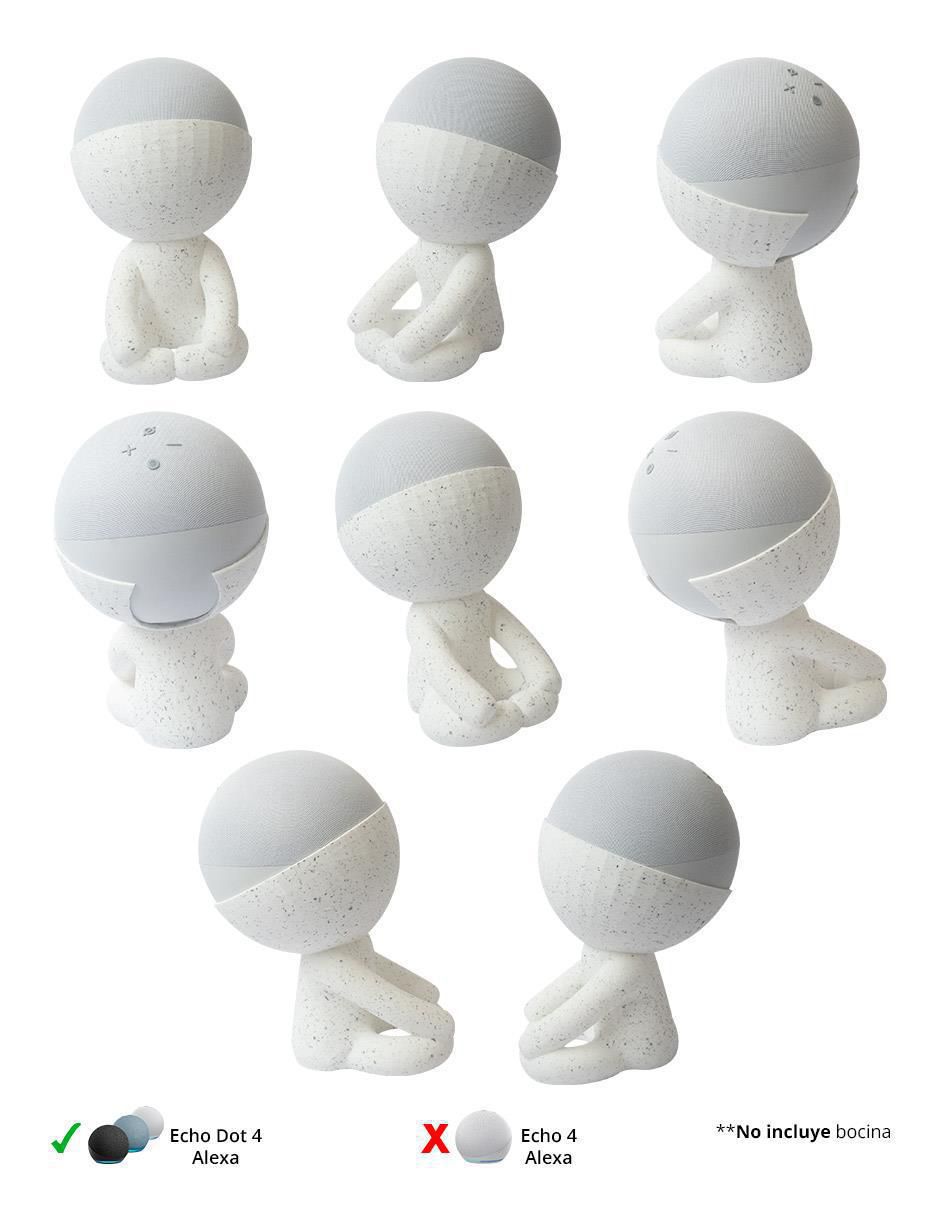Base para Bocina Robert Zen Granito Alexa Echodot 4G y 5G 2