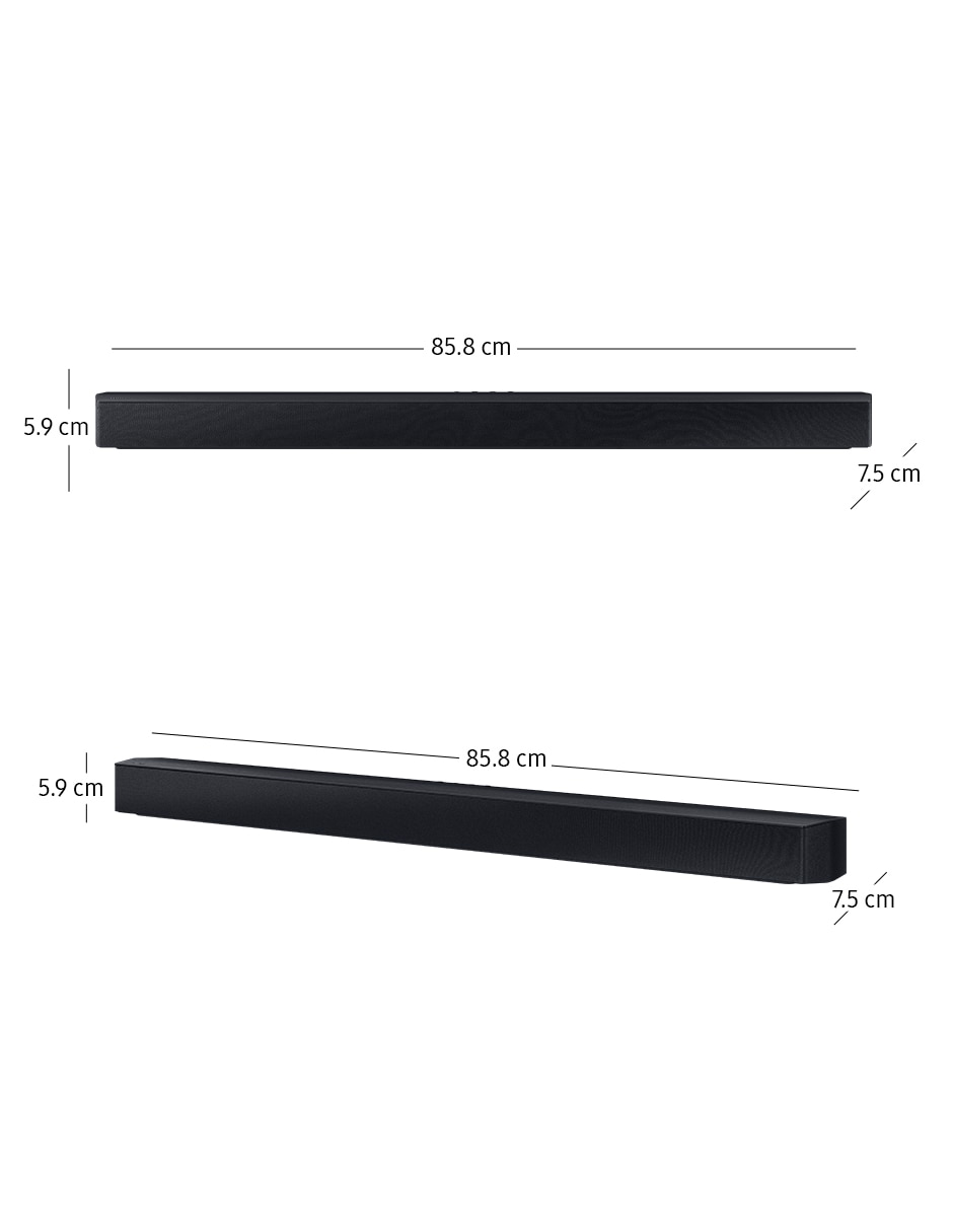 Barra de sonido Hw-C450/Zx con subwoofer 12