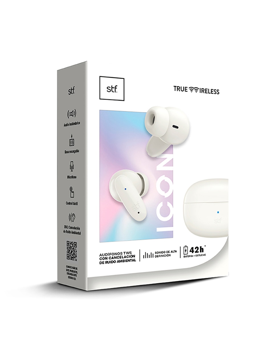 AUDÍFONO TRUE WIRELESS STF ICON, BEIGE