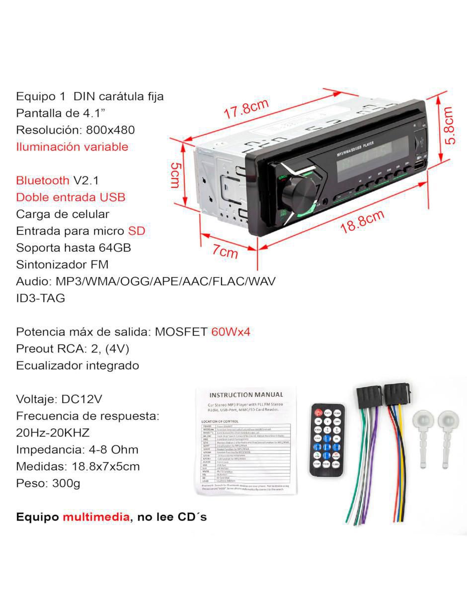Autoestéreo un din VC-3900