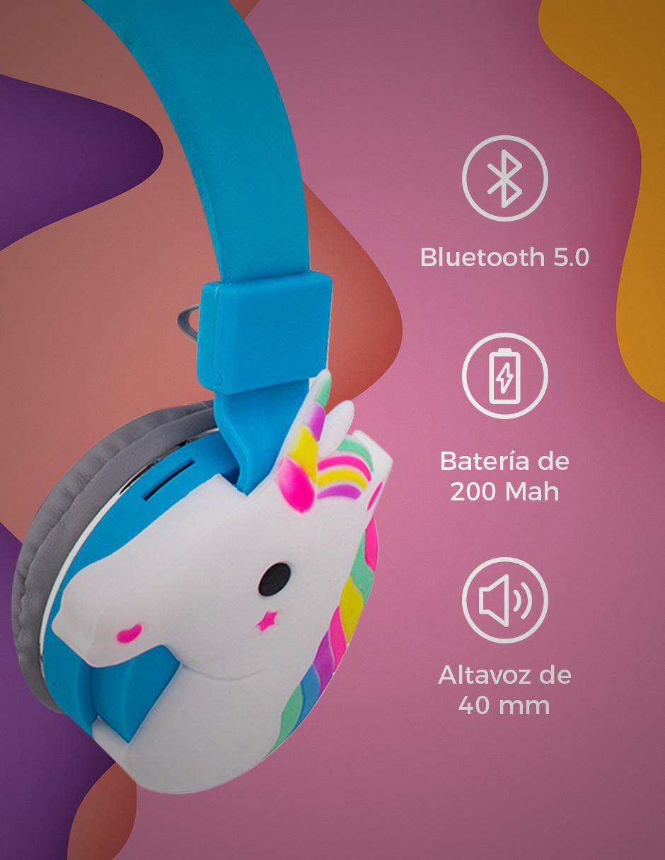 Audífonos Over-Ear Diadema Unicornio alámbricos e inalámbricos 4