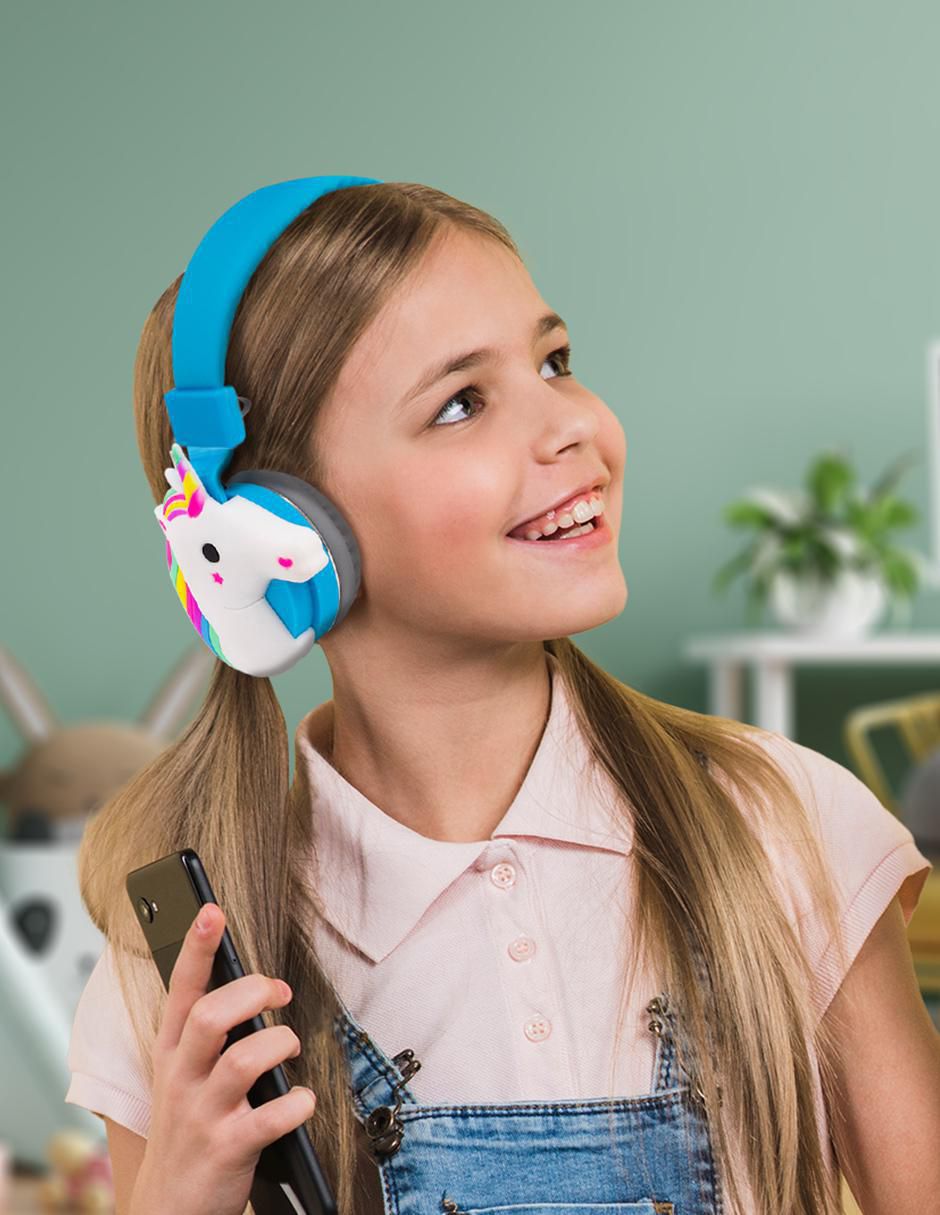 Audífonos Over-Ear Diadema Unicornio alámbricos e inalámbricos 6