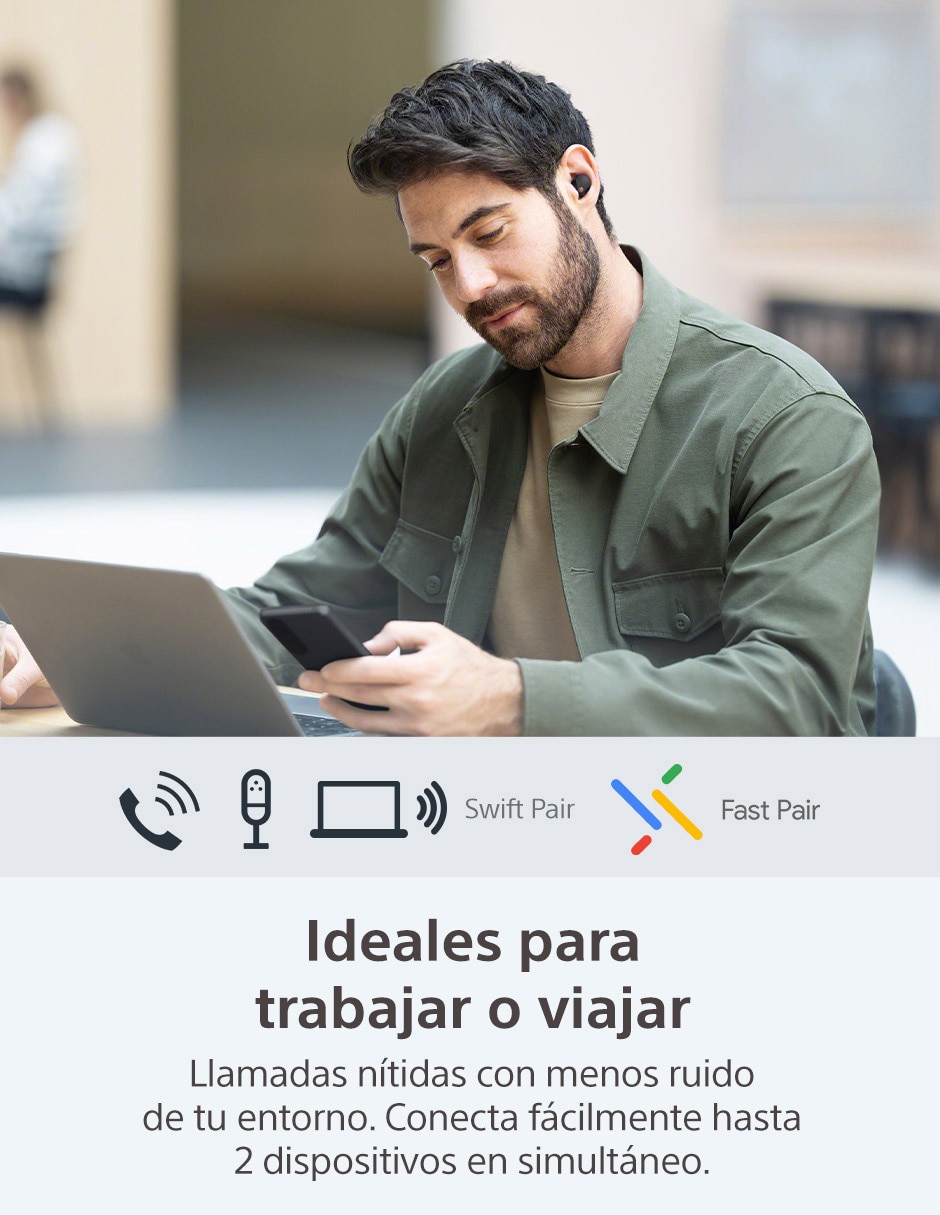 Audífonos True Wireless Wf-1000Xm5 inalámbricos con cancelación de ruido 11