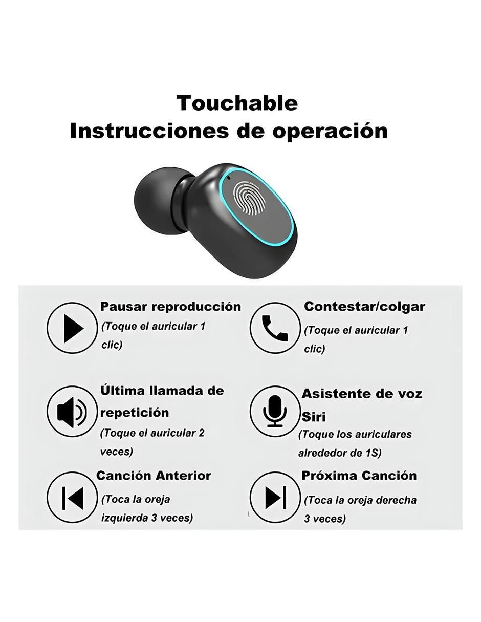 Audífonos In-Ear Et237 inalámbricos 6