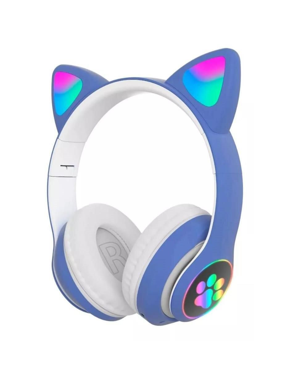 Audífonos Over-Ear Gato Led Xingxing alámbricos e inalámbricos con cancelación de ruido