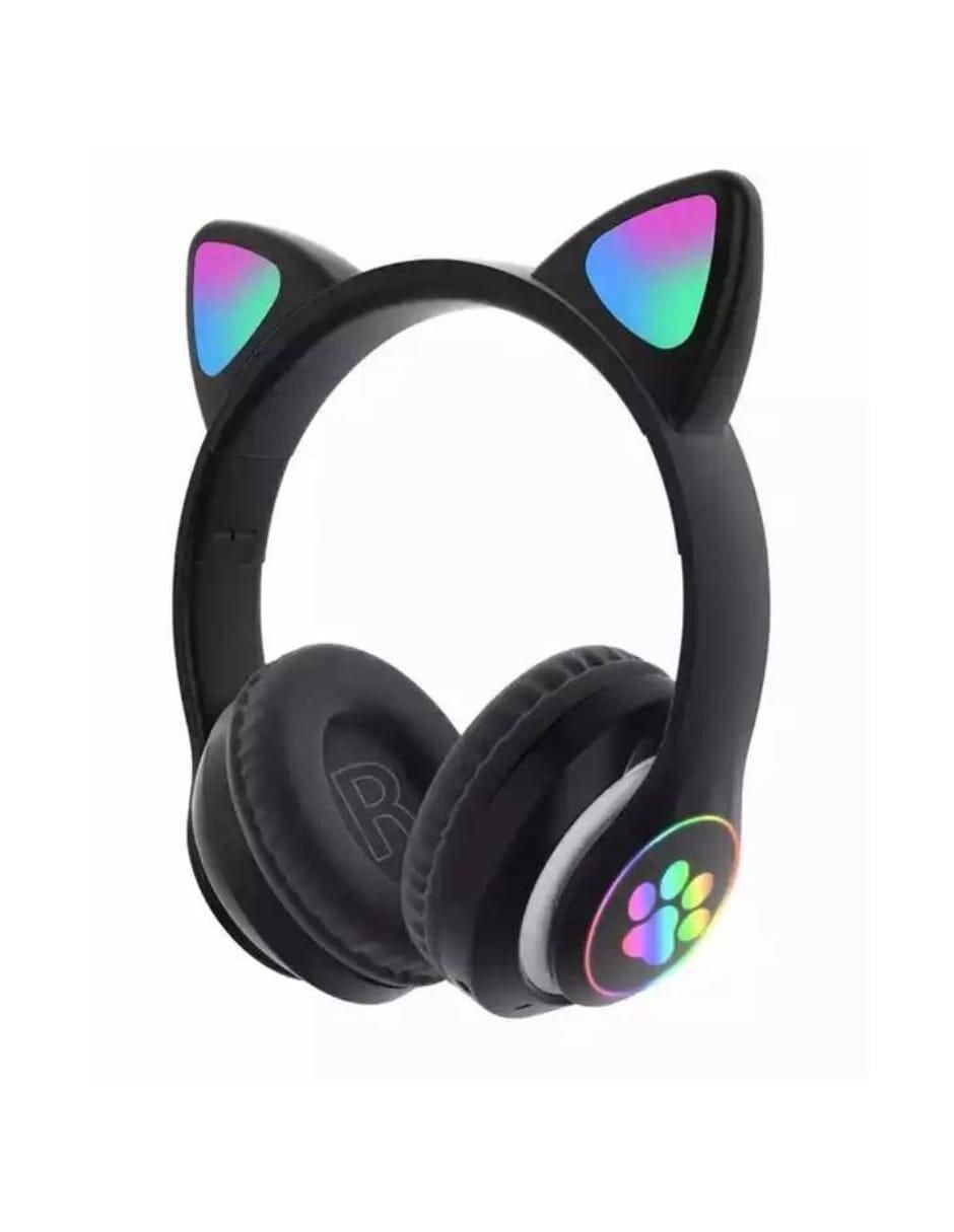 Audífonos Over-Ear Gato Led Xingxing alámbricos e inalámbricos con cancelación de ruido 3
