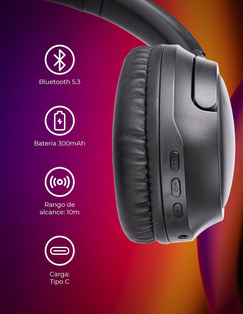 Audífonos Over-Ear Tzdj02 inalámbricos con cancelación de ruido 5