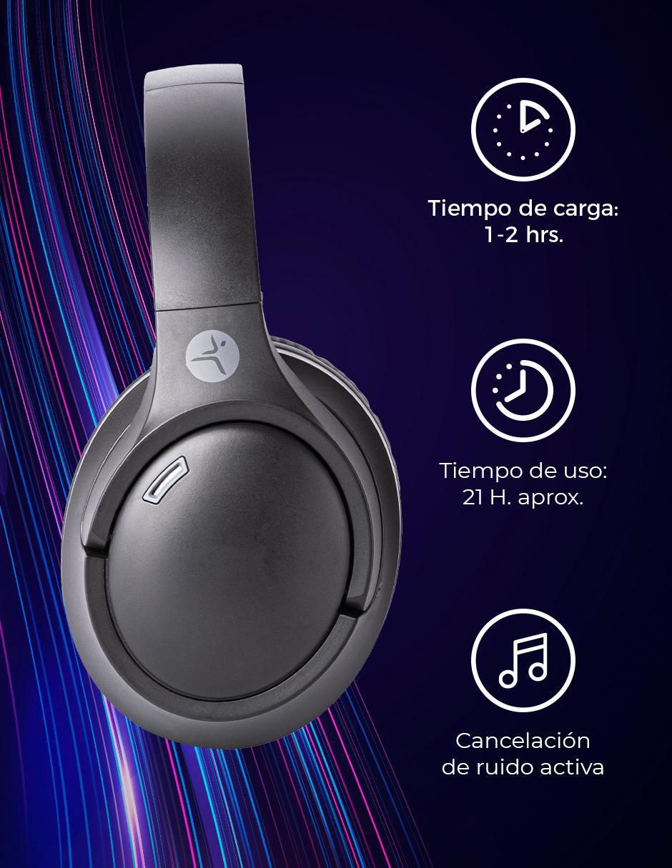 Audífonos Over-Ear Tzdj02 inalámbricos con cancelación de ruido 6