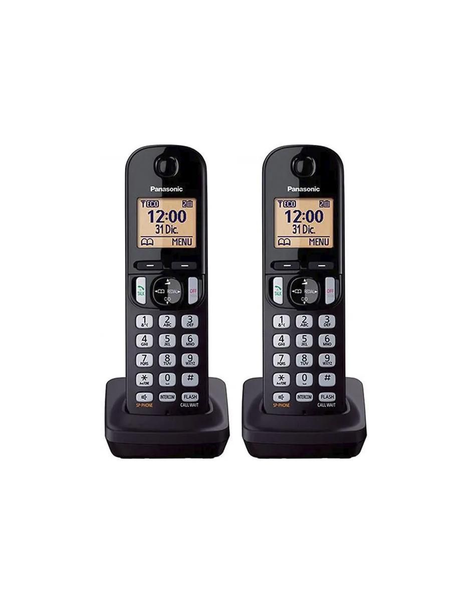 Set de telefonos 3 auriculares inal mbrico Panasonic KX TGC253CB