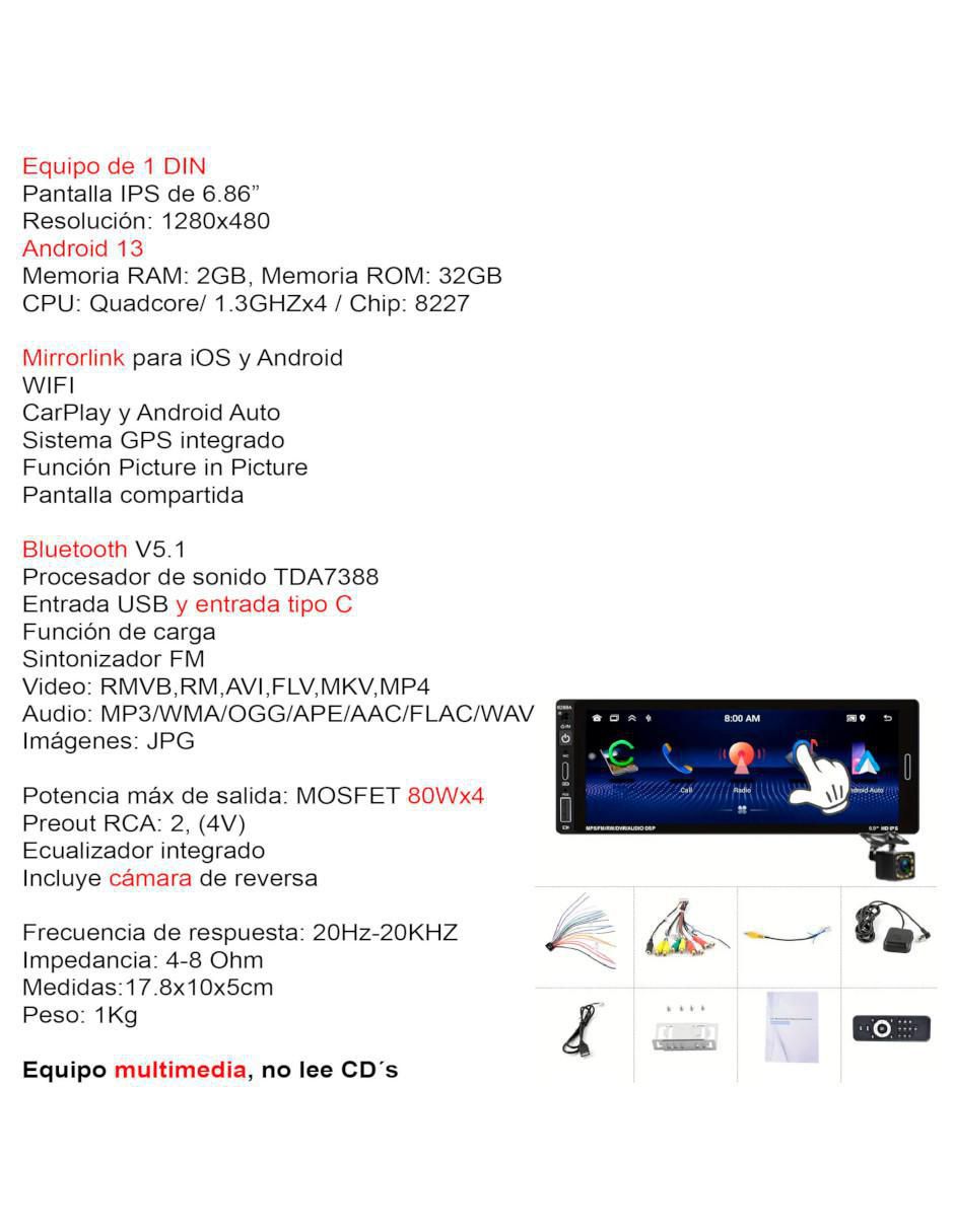 Autoestéreo Un Din VC-3558 6
