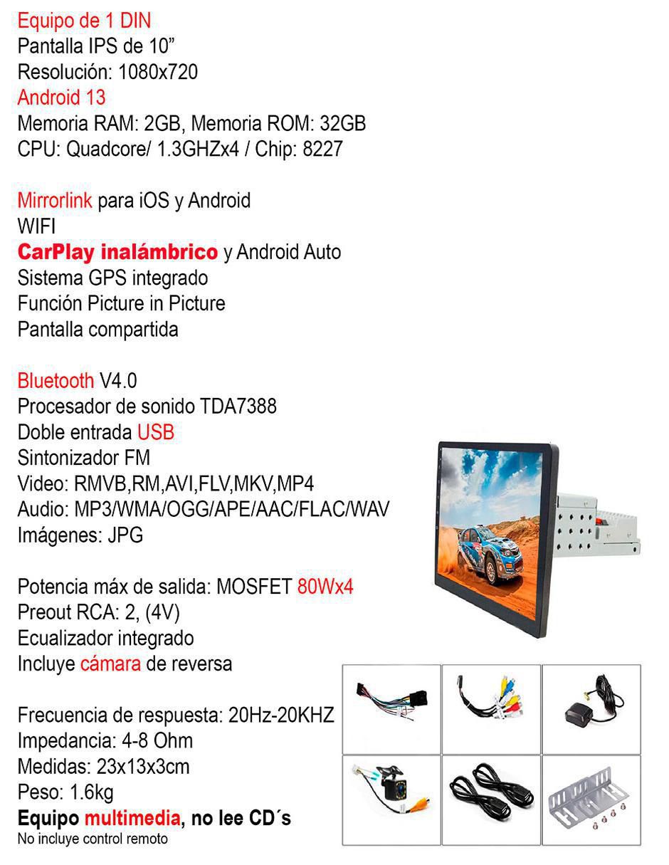 Autoestéreo un din Vc-3700u 6