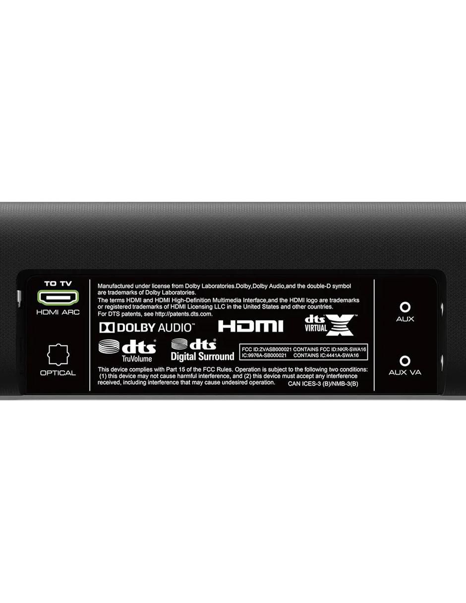 Barra de sonido V21-H8R con subwoofer 7