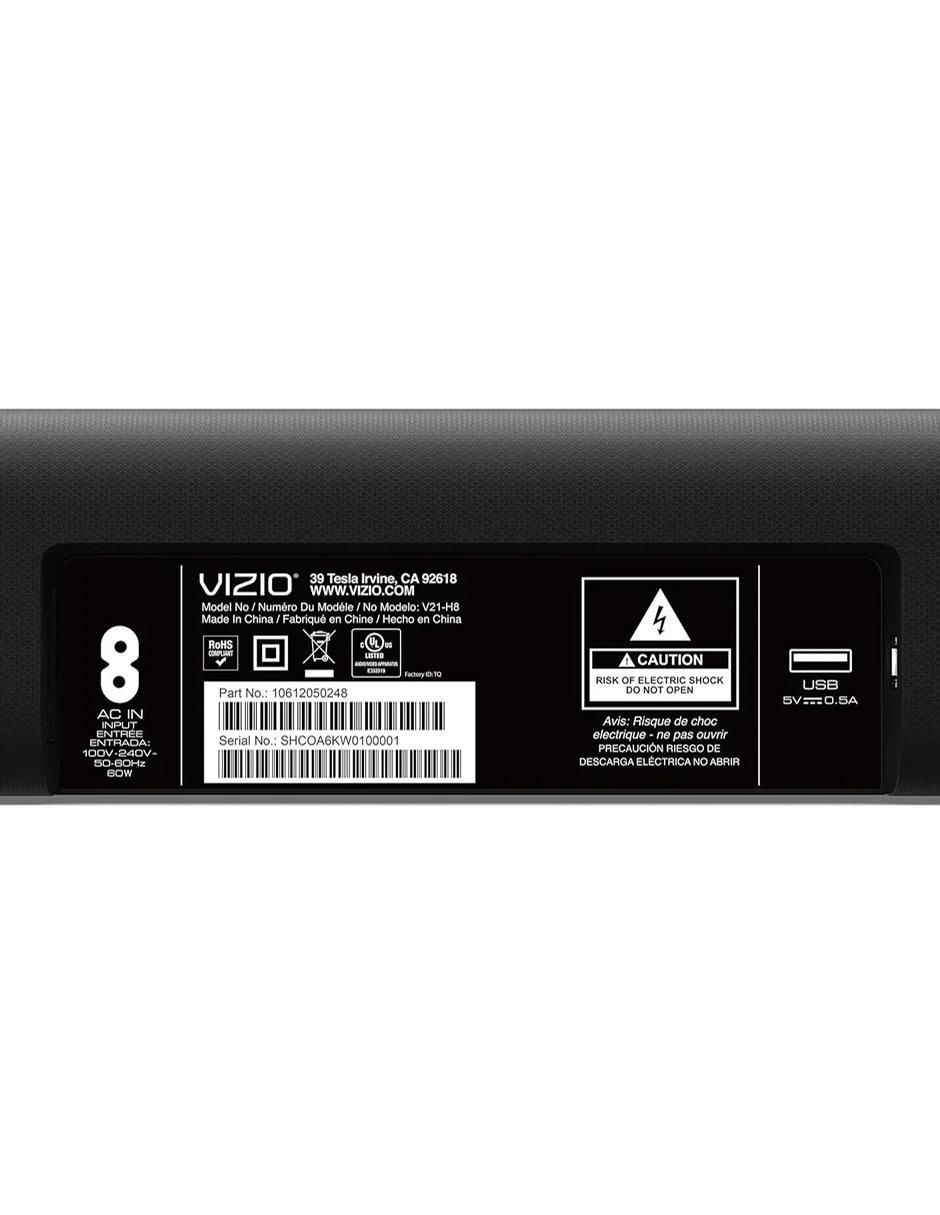 Barra de sonido V21-H8R con subwoofer 8