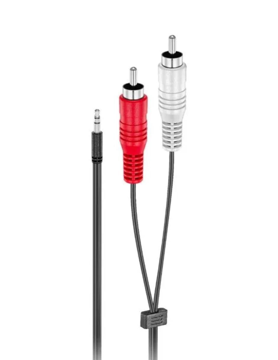 Cable RCA a tipo auxiliar 3.5 mm de 1.8 m