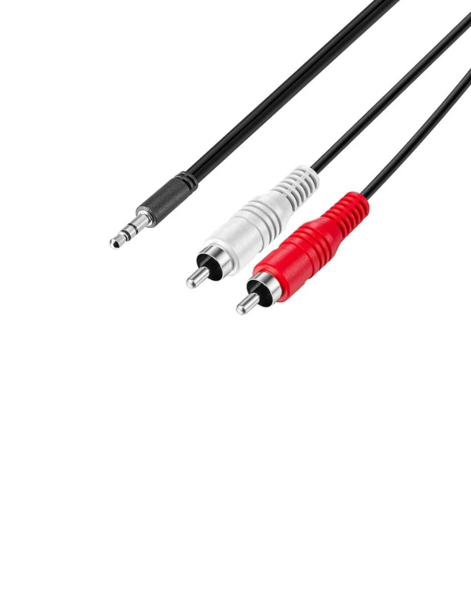 Cable RCA a tipo auxiliar 3.5 mm de 1.8 m 2