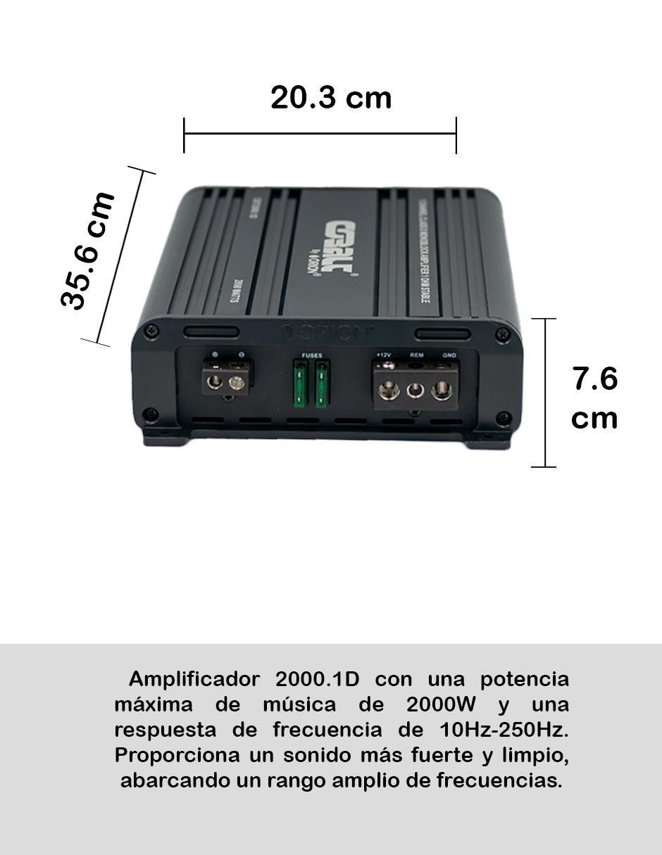 Amplificador Cobalt 2000.1 de 10 V 4